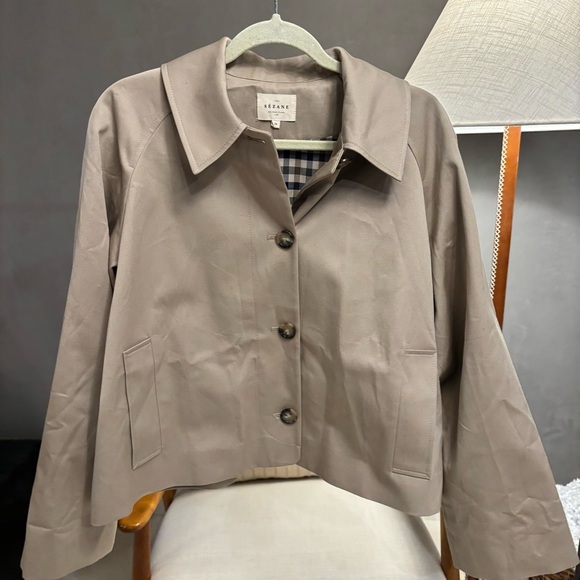 Sezane Bobby jacket in light beige - Picture 4 of 4